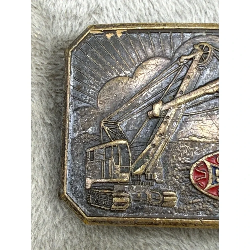 Vintage Construction Belt Buckle P&H Pawling Harnischfeger 